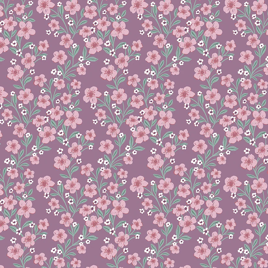 Buds and Butterflies by Carla Naylor for Riley Blake Designs - C15351 - Orchid