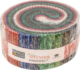 Holiday Splendor Pinwheel by Patrick Lose for Northcott Fabrics 2.5” strips (jelly roll)