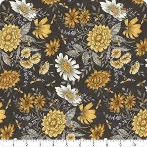 Honey & Lavender - Charcole Floral Allover - M56083-17