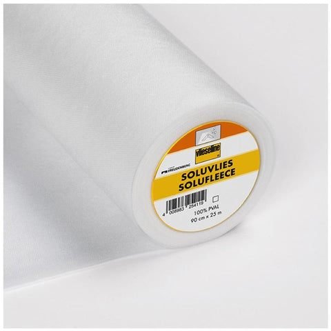 Solufleece - Water Soluble Embroidery Backing - 90cm wide