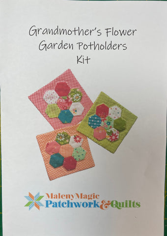 Grandmother’s Flower Garden Potholders Kit