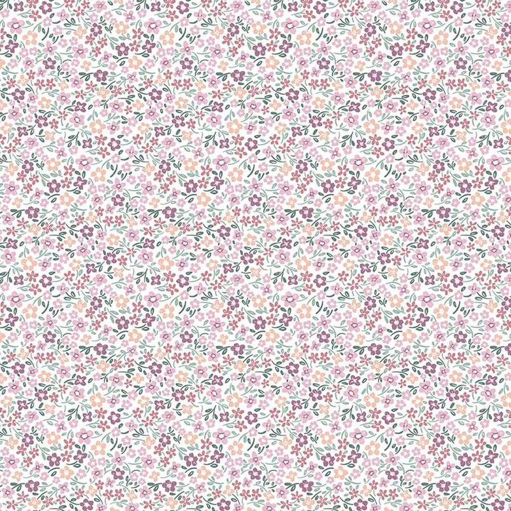 Buds and Butterflies by Carla Naylor for Riley Blake Designs - C15356 - White