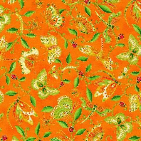 Parvaneh’s Butterflies - Tangerine - RK21939147