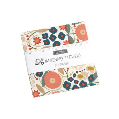Imaginary Flowers Charm Pack by Gingiber M48380PP