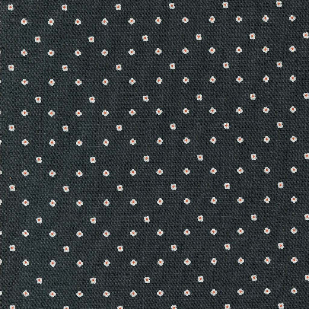 Imaginary Flowers Baby Buds Ebony M4838621 by Gingiber for Moda fabrics