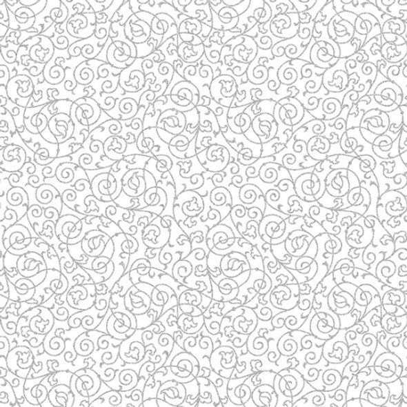 HOFFMAN FABRICS HOLIDAY ELEGANCE V7171 SILVER