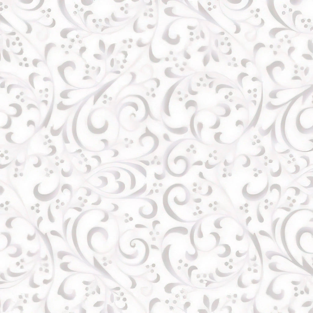 HOFFMAN FABRICS HOLIDAY ELEGANCE V7170 SILVER