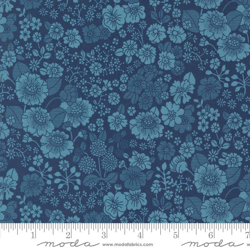 Chelsea Garden by Moda - Piccadilly - Navy - M33745 12