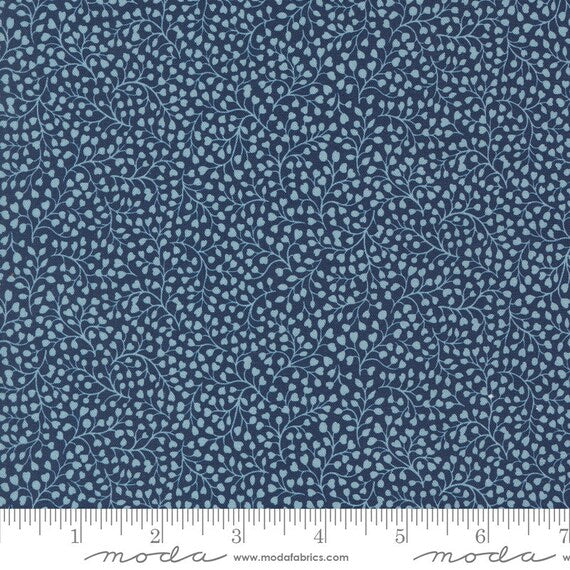 Chelsea Garden by Moda - Rambling Vine - Navy - M33748 12