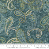 Chelsea Garden by Moda - Paisley - Peacock - M33743 14
