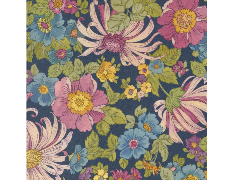 Chelsea Garden by Moda - Navy - M33740 12