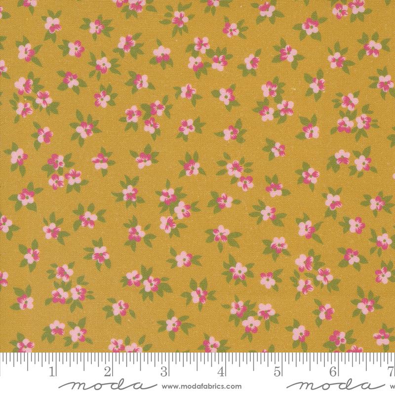 Chelsea Garden by Moda - M33749 20 Tea Rose Ditsy Small Floral Goldenrod