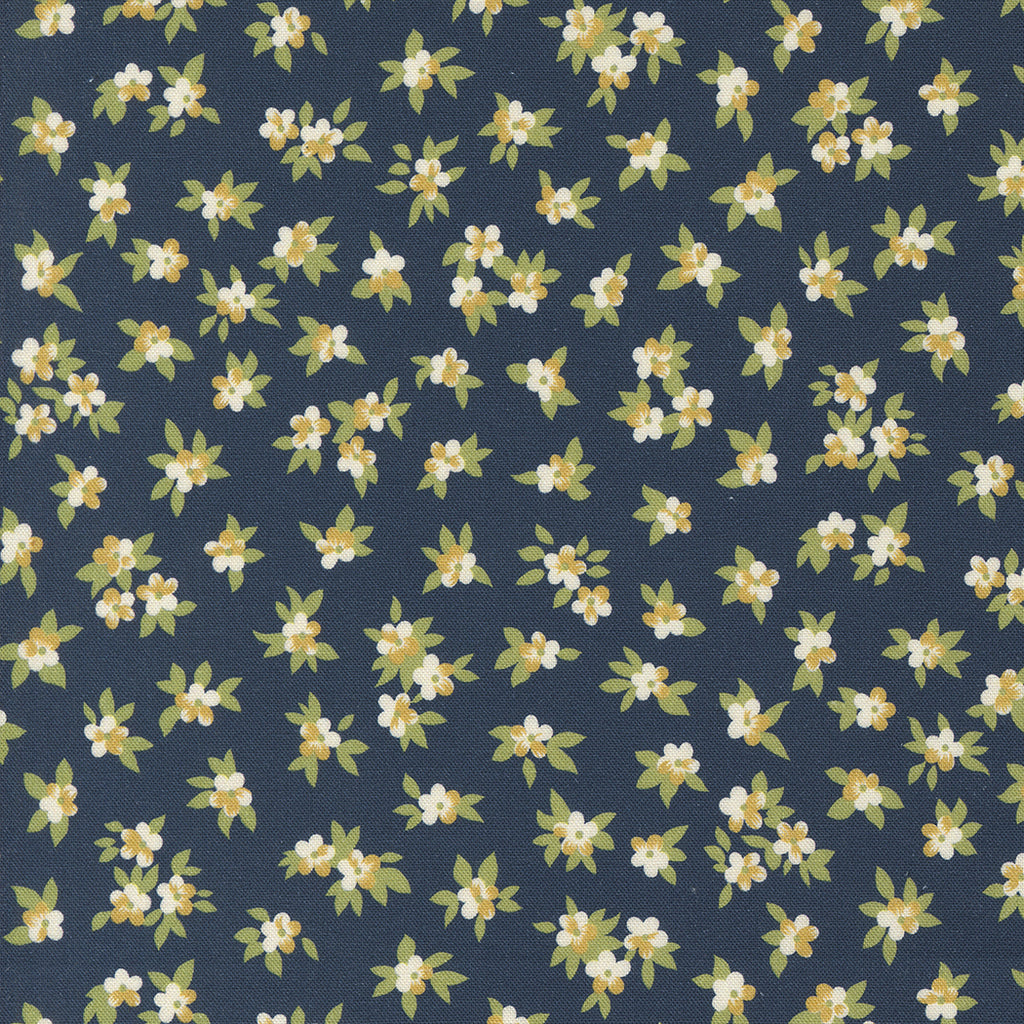 Chelsea Garden by Moda - M33749 16 Tea Rose Navy