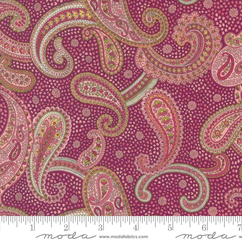 Chelsea Garden by Moda - M33743 17 Paisley Mulberry
