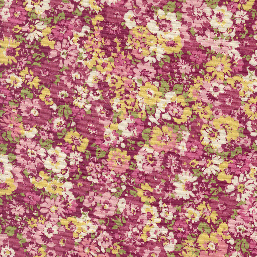 Chelsea Garden by Moda - M33744 13Tea Small Floral Mulberry