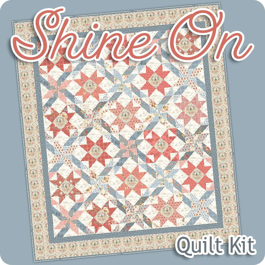 Shine On Quilt Kit featuring Countryside fabrics by Lisa Audit for Riley Blake Designs