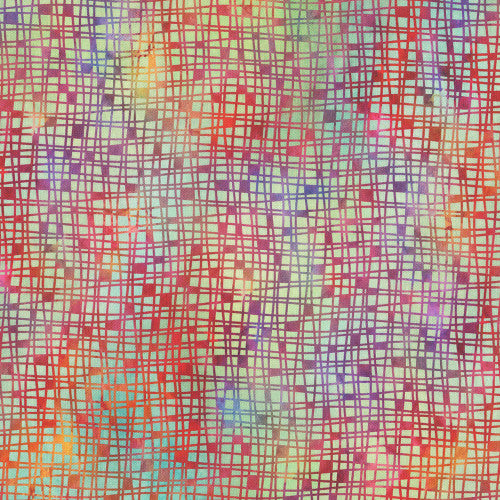 Impressions Raindrops Multi Dark by Jason Yenter for In The Beginning Fabrics 8JYS-2