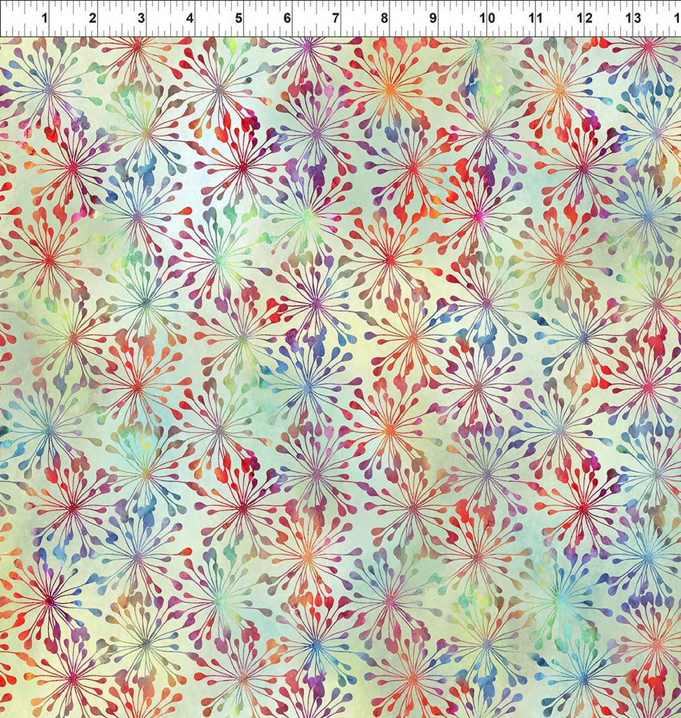 Impressions Puffs Multi by Jason Yenter for In The Beginning Fabrics 7JYS-1