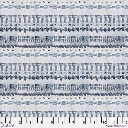 Golden Touch by Sarah Sczepanski for Free Spirit - Interlaced - Steel - PWSS040.steel