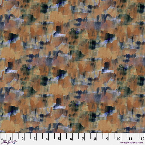 Golden Touch by Sarah Sczepanski for Free Spirit - Summer Rust - Golden - PWSS036.golden