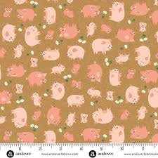 Fun on the Farm - Pigs Pink - M064V
