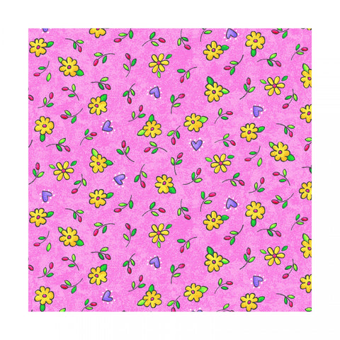 Sunny Days - Floral Allover - Pink - P215-0315-356