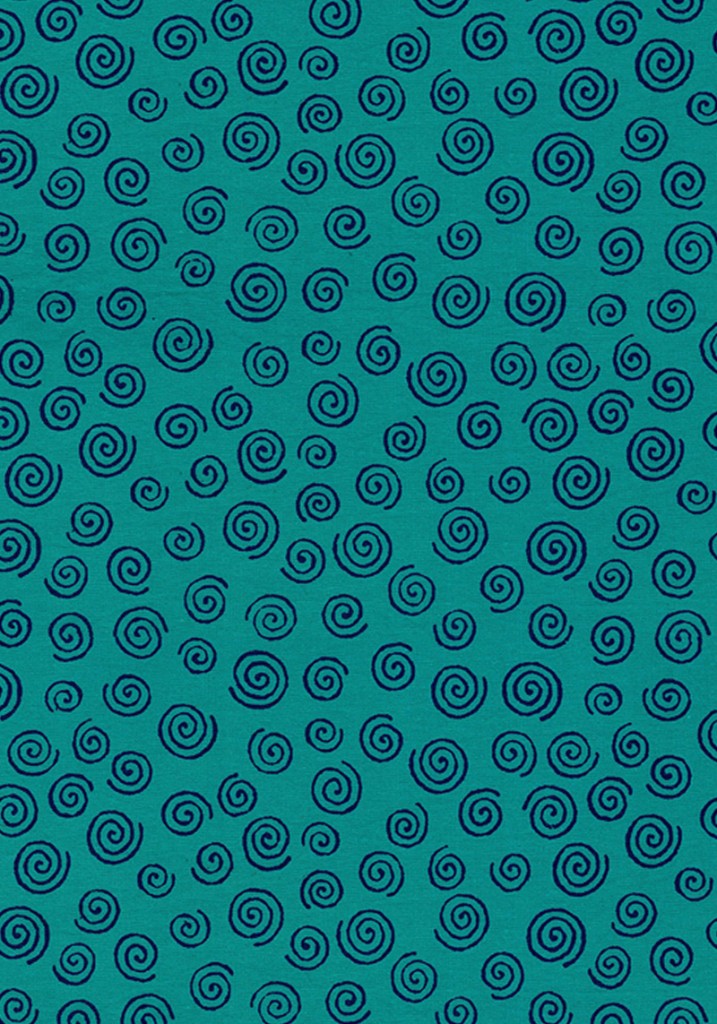 Backing Fabric - Twister - Teal - 9074T