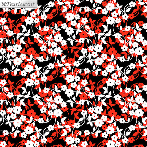 Poppy Promenade Mini Flower Dance Red 7984P-10