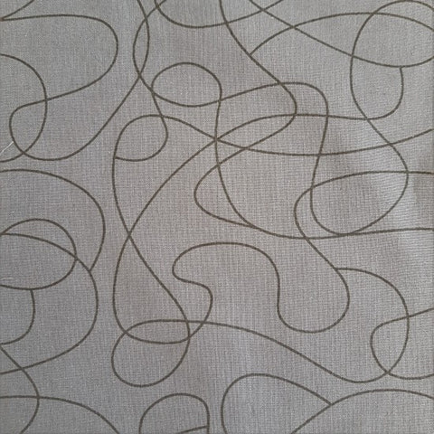 Backing Fabric - Squiggle - Dark Grey 78560 111