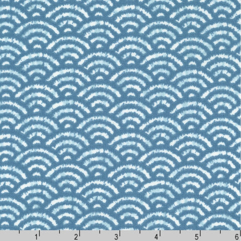 Shibori Blues - Waves - Blue - SB850257D73