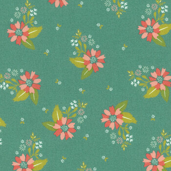 Strawberry Lemonade - Teal Carnations - M37671-21