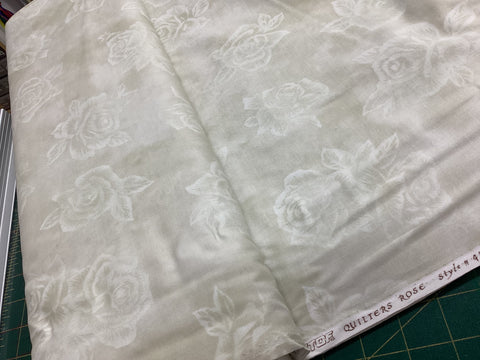 Quilters Rose by Stof Fabrics 9512 Porcelain
