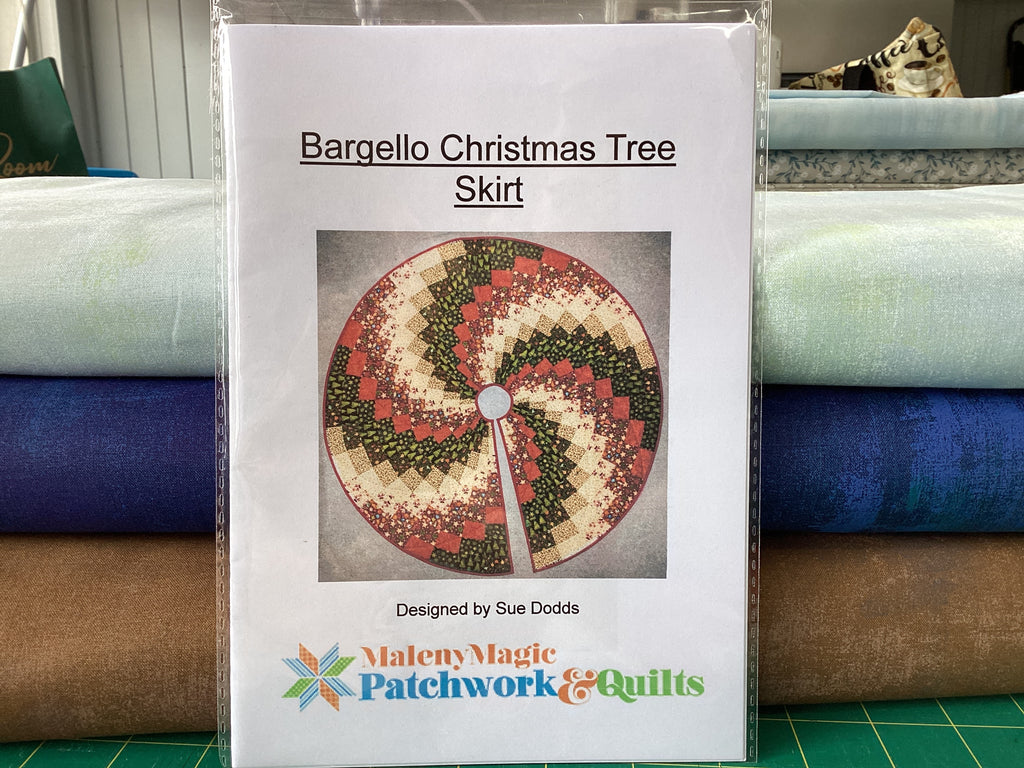Bargello Christmas Tree Skirt - Pattern by Sue Dodds
