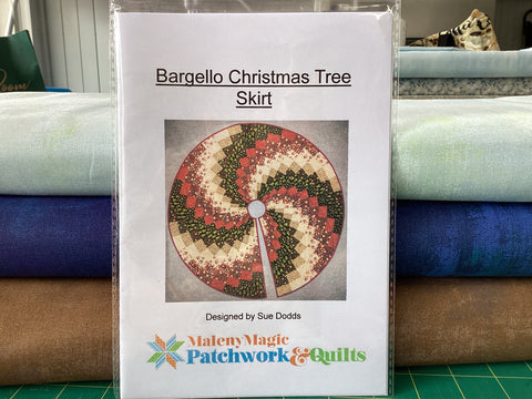 Bargello Christmas Tree Skirt - Pattern by Sue Dodds