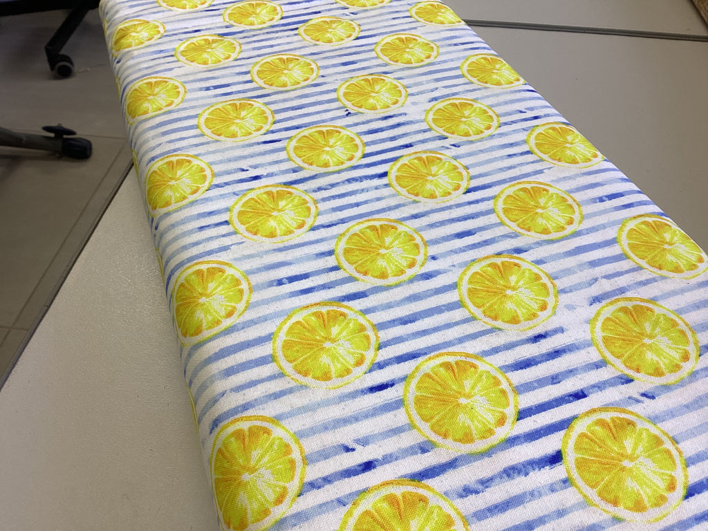 Fabric Editions Lemons White FT13593