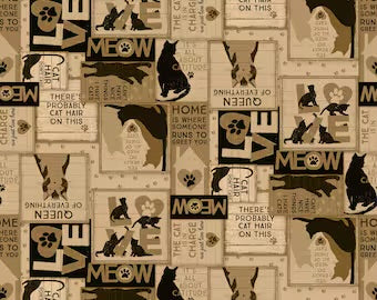 Clockworks Purrfection Cat Sayings Light Caramel Y3973 64 by  Lloyd Curzon