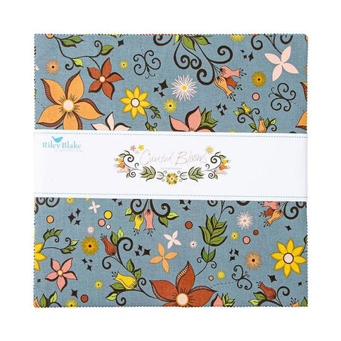 Curated Blooms Layer Cake 10” squares x 42 - for Riley Blake Designs