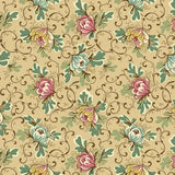 Meadowlark Manor Cream Flowers A781L