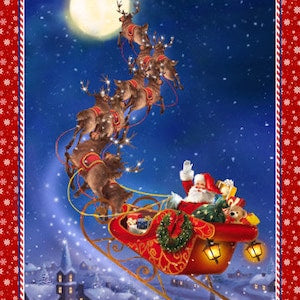‘Twas the Night Before Christmas Panel by Northcott
