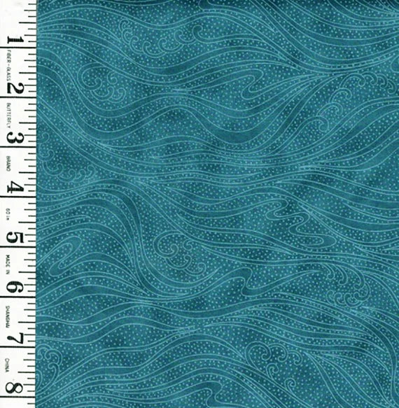 Color Movement - Tonal - Teal 01 - Kona Bay Fabrics