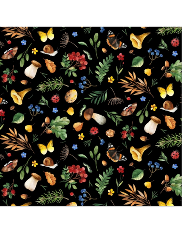 Who Lives In The Woods 725 Black