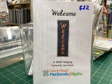 Welcome: a Wallhanging Pattern by Sue Dodds