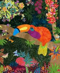 ‘Timmy toucan’ Collage Pattern by Veronica Appleyard