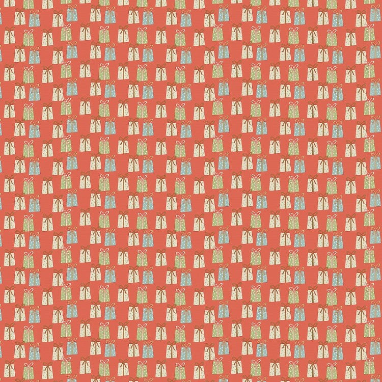 Count Down to Christmas Presents Red - DV5968 - by Natalie Bird of The Birdhouse for Devonstone Collection