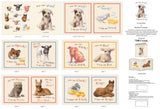 A Dog Says Woof by John Butler for Elizabeth’s Studio Story Book Fabric Panel