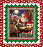 Letters to Santa Fabric Panel by Simon Treadmill for Northcott Fabrics