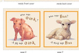 A Dog Says Woof by John Butler for Elizabeth’s Studio Story Book Fabric Panel