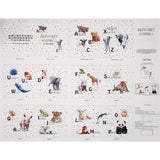 Alphabet Animals by John Butler for Elizabeth’s Studio Book Fabric Panel