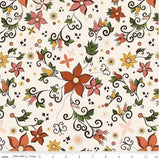 Curated Blooms by Judi Madsen for Riley Blake C15340 Cream