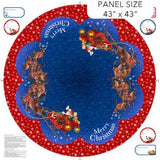 ‘Twas the Night Before Christmas Tree Skirt Fabric Panel and Kit